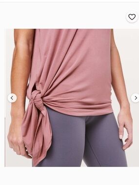 Lululemon To The Point Tee Mauve Women’s 6 Casual Athleisure